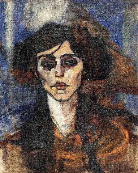 Portrait of Maude Abrantes by Amedeo Modigliani — Oil Painting Reproduction