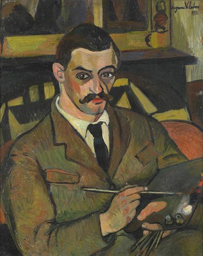 Portrait of Maurice Utrillo in master bedroom