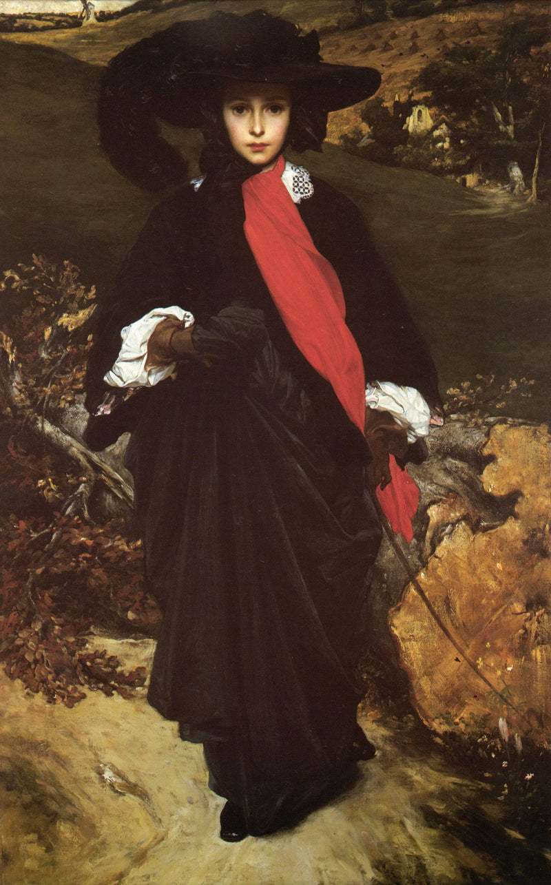 Portrait of May Sartoris by Frederic Leighton — Oil Painting Reproduction