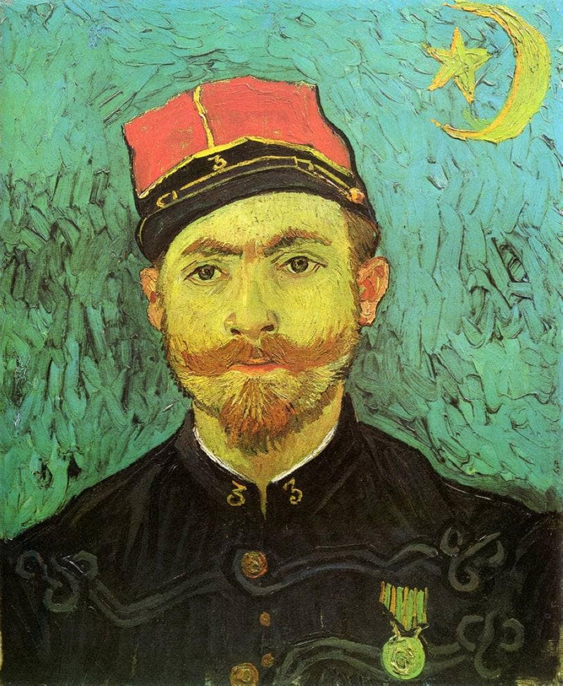Portrait of Milliet, Second Lieutnant of the Zouaves by Vincent van Gogh — Oil Painting Reproduction