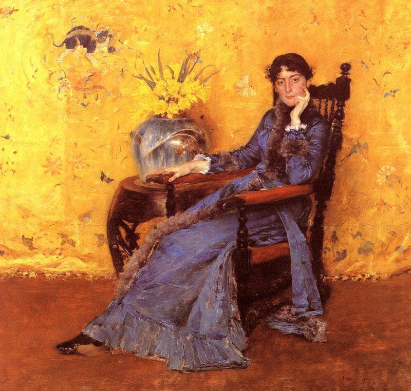 Portrait of Miss Dora Wheeler by William Merritt Chase — Oil Painting Reproduction