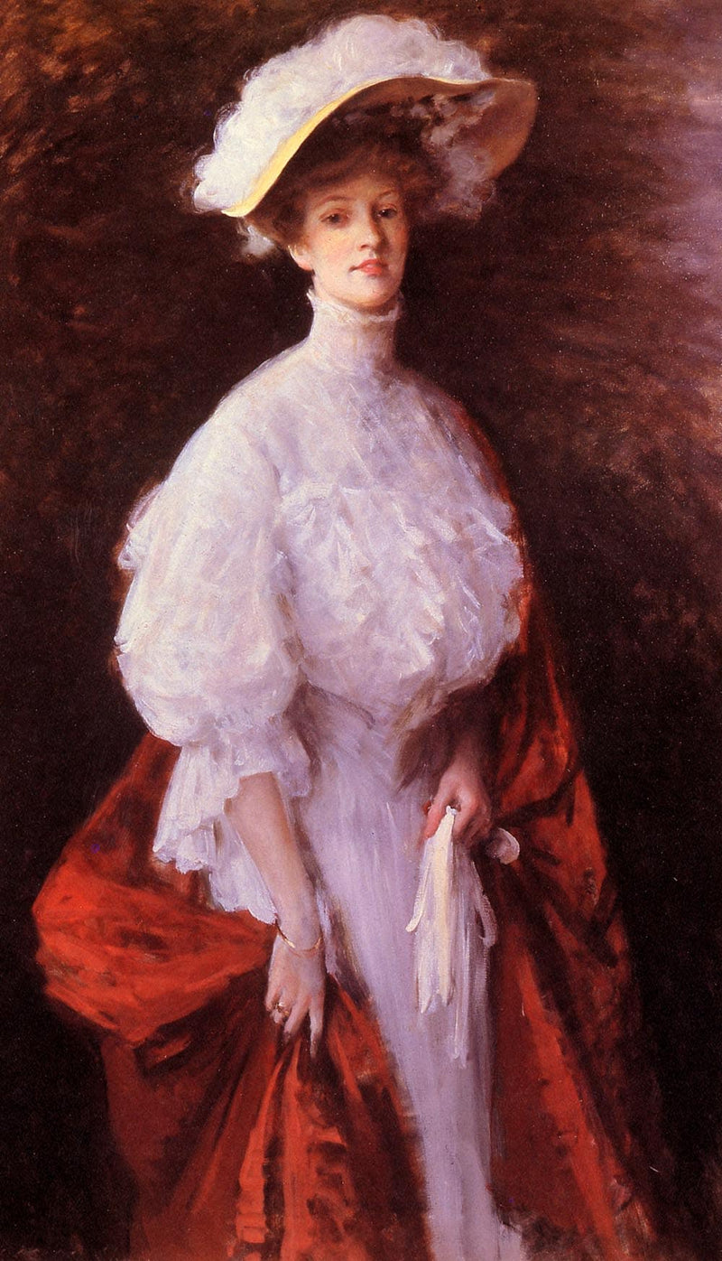 Portrait of Miss Frances by William Merritt Chase — Oil Painting Reproduction