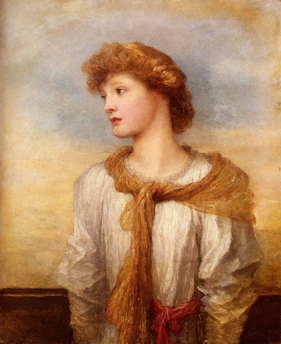 Portrait Of Miss Lilian Macintosh in study