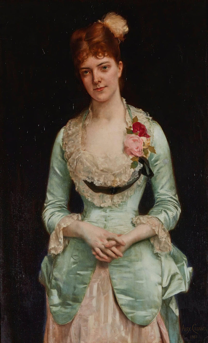 Portrait of Miss Matthews by Alexandre Cabanel — Oil Painting Reproduction