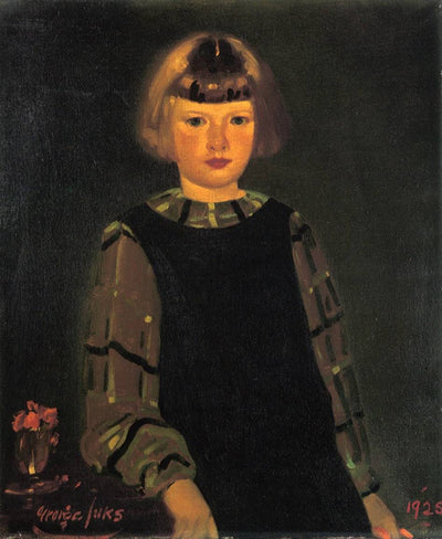 Portrait of Miss Ruth Breslin in master bedroom