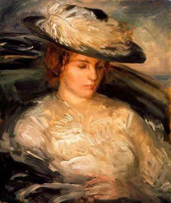 Portrait of Miss Scobell in a Bathchair (The Convalescent) by Philip Wilson Steer — Oil Painting Reproduction