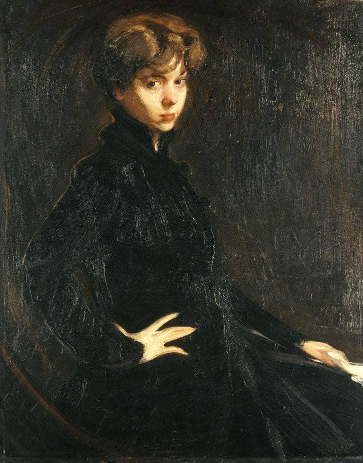 Portrait of Mlle.M. Horsch by Nikolaos Lytras — Oil Painting Reproduction