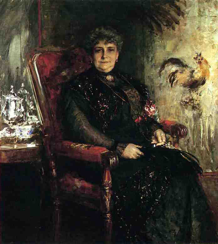 Portrait of Mme. E.H. Bensel by William Merritt Chase — Oil Painting Reproduction
