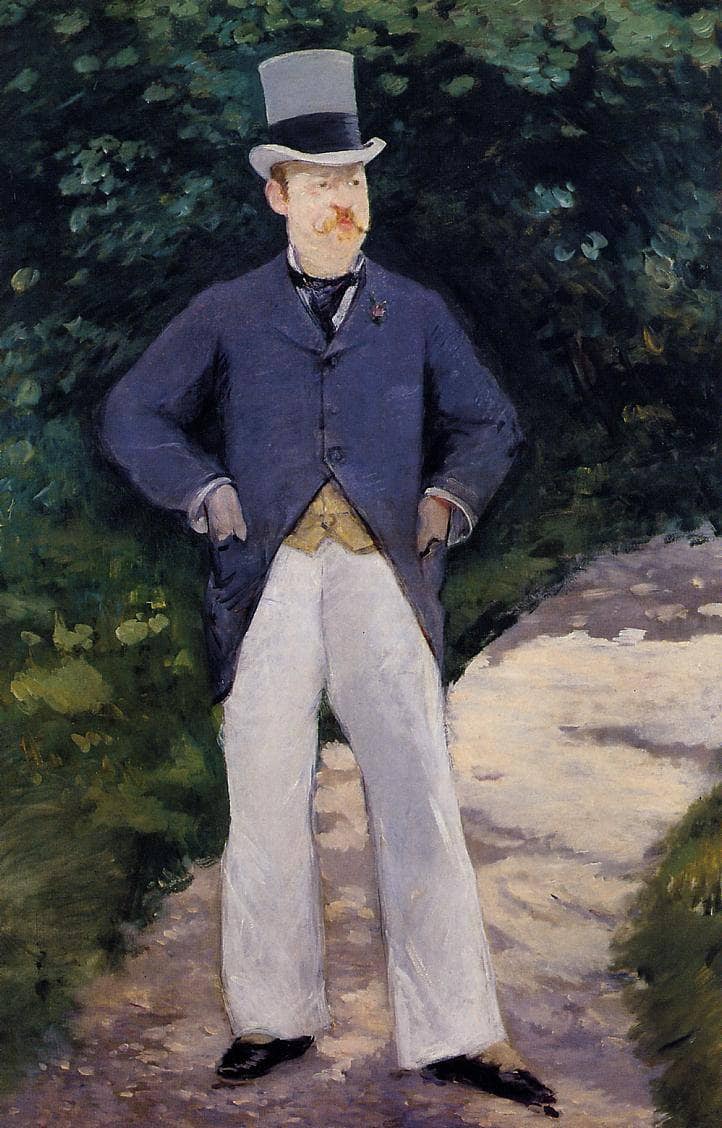 Portrait of Monsieur Brun by Edouard Manet — Oil Painting Reproduction
