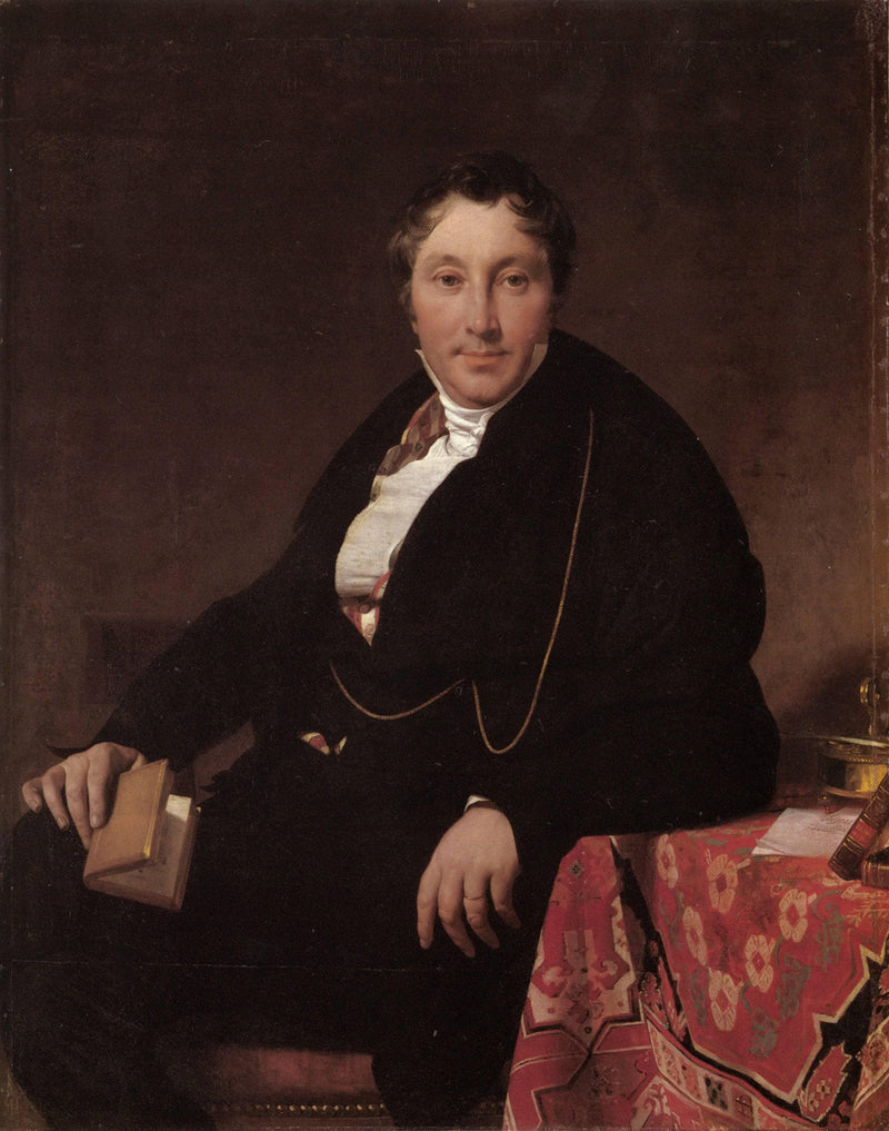 Portrait of Monsieur Leblanc by Jean Auguste Dominique Ingres — Oil Painting Reproduction