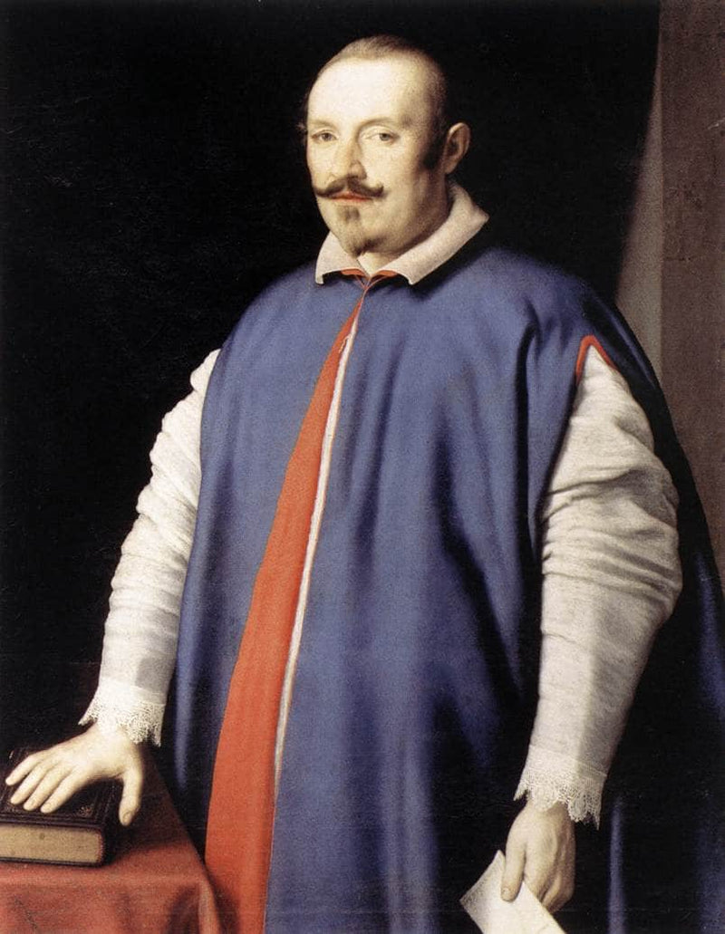 Portrait of Monsignor Ottaviano Prati by Sassoferrato — Oil Painting Reproduction