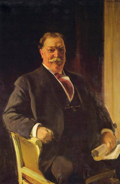 Portrait of Mr. Taft, President of the United States in bedroom