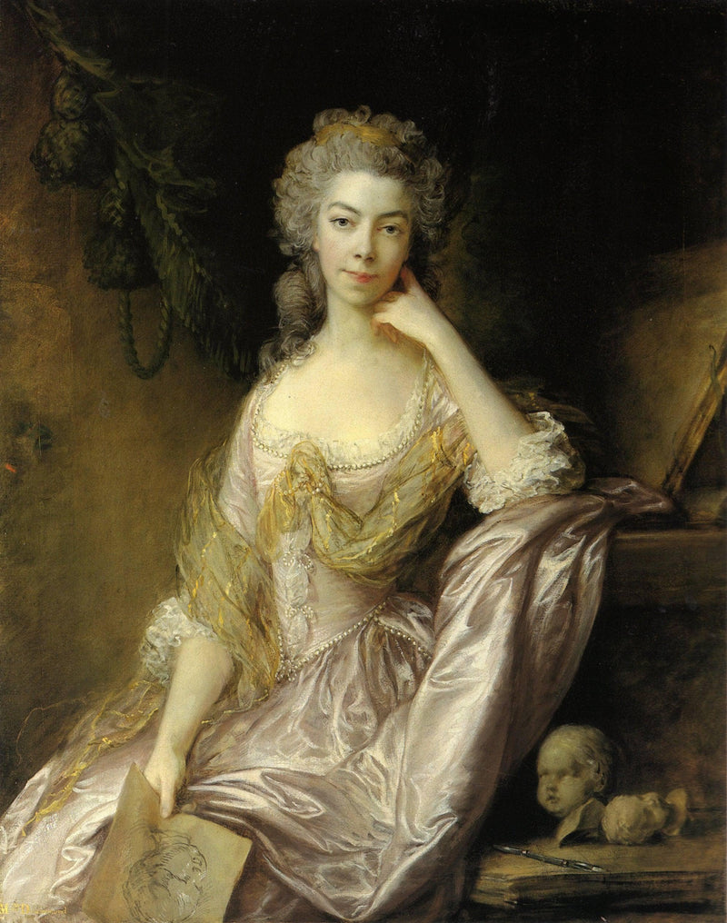 Portrait of Mrs. Drummond by Thomas Gainsborough — Oil Painting Reproduction