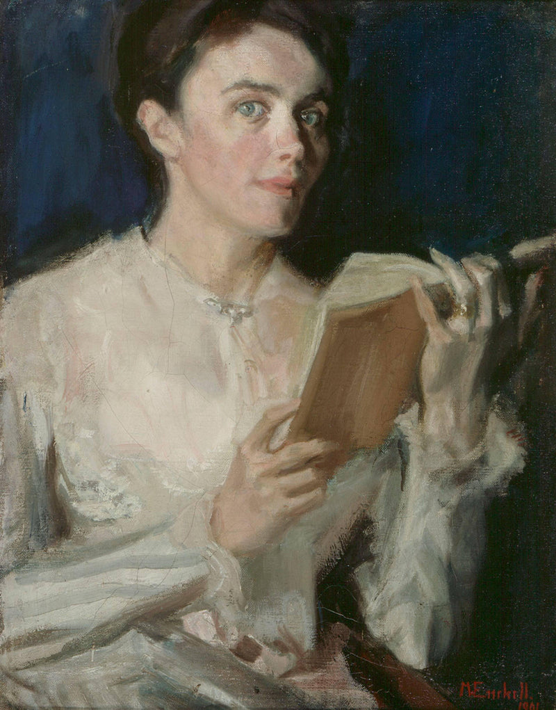 Portrait of Mrs E. Gadolin-Lagervall by Magnus Enckell — Oil Painting Reproduction