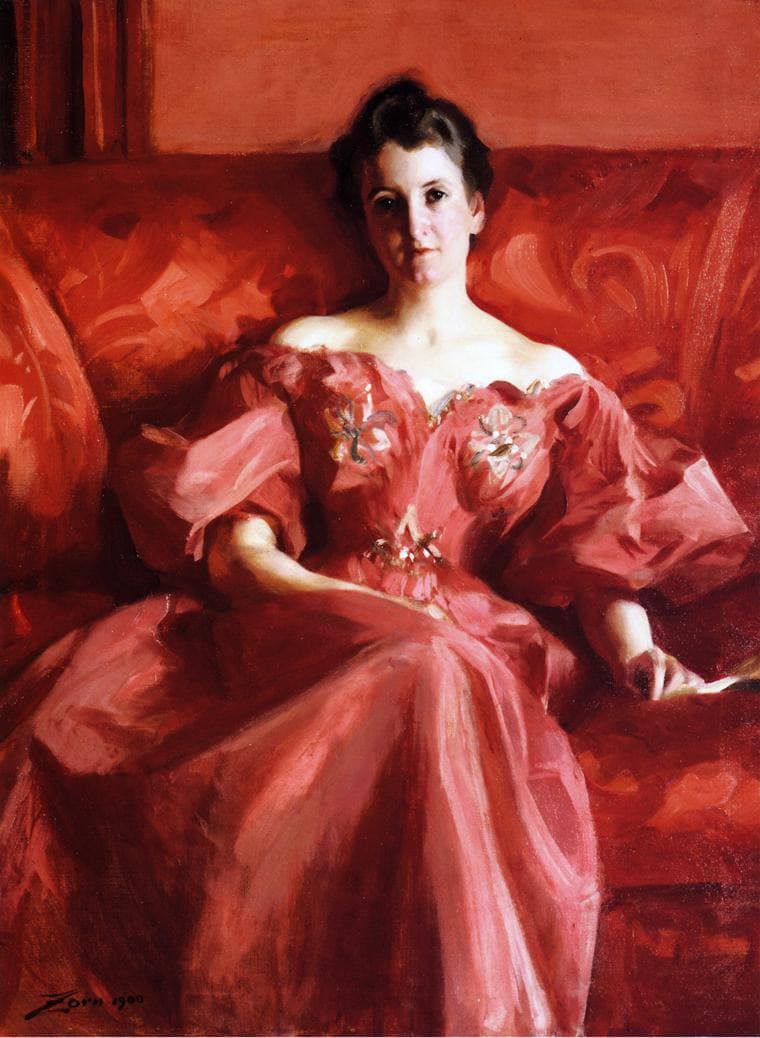 Portrait of Mrs. Howe by Alfred Stevens — Oil Painting Reproduction