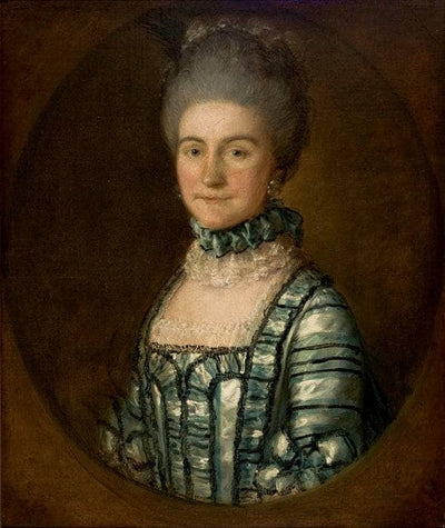 Portrait of Mrs. John Bolton in dining room