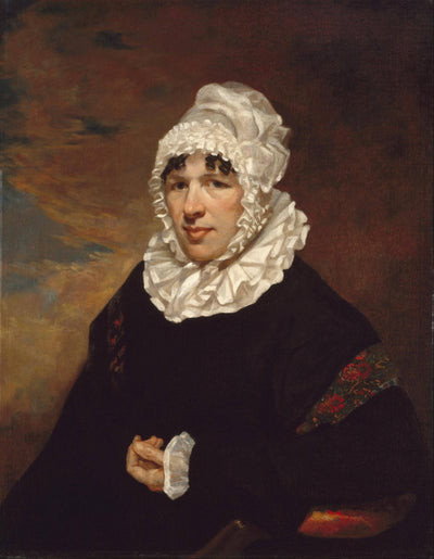 Portrait of Mrs. John Earnest Poyas in dining room