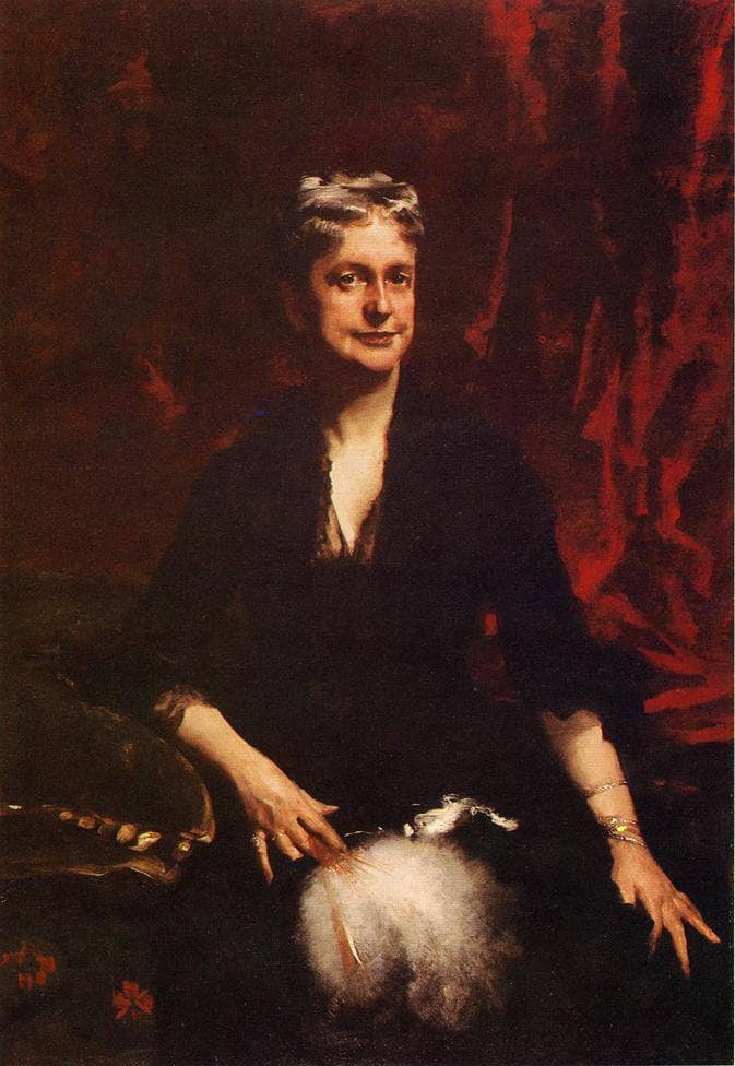 Portrait of Mrs. John Joseph Townsend (Catherine Rebecca Bronson) by John Singer Sargent — Oil Painting Reproduction