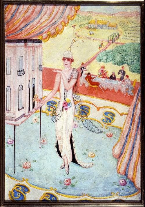 Portrait of My Sister, Carrie W. Stettheimer by Florine Stettheimer — Oil Painting Reproduction