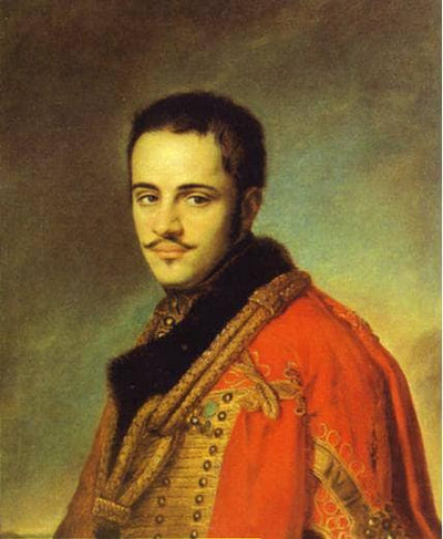 Portrait of N. N. Rayevsky Jr in entryway
