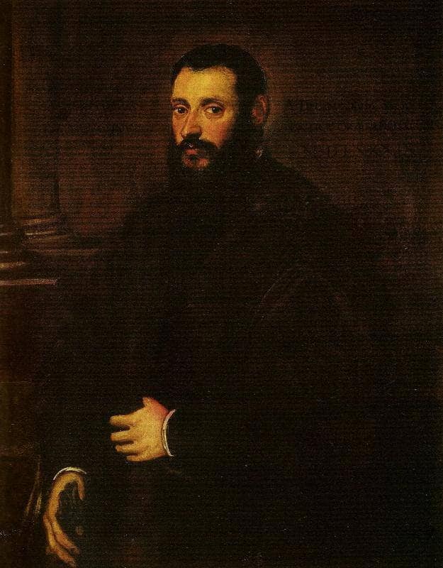 Portrait of Nicolaus Padavinus by Tintoretto — Oil Painting Reproduction