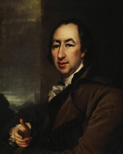 Portrait of Nikolai Novikov in master bedroom