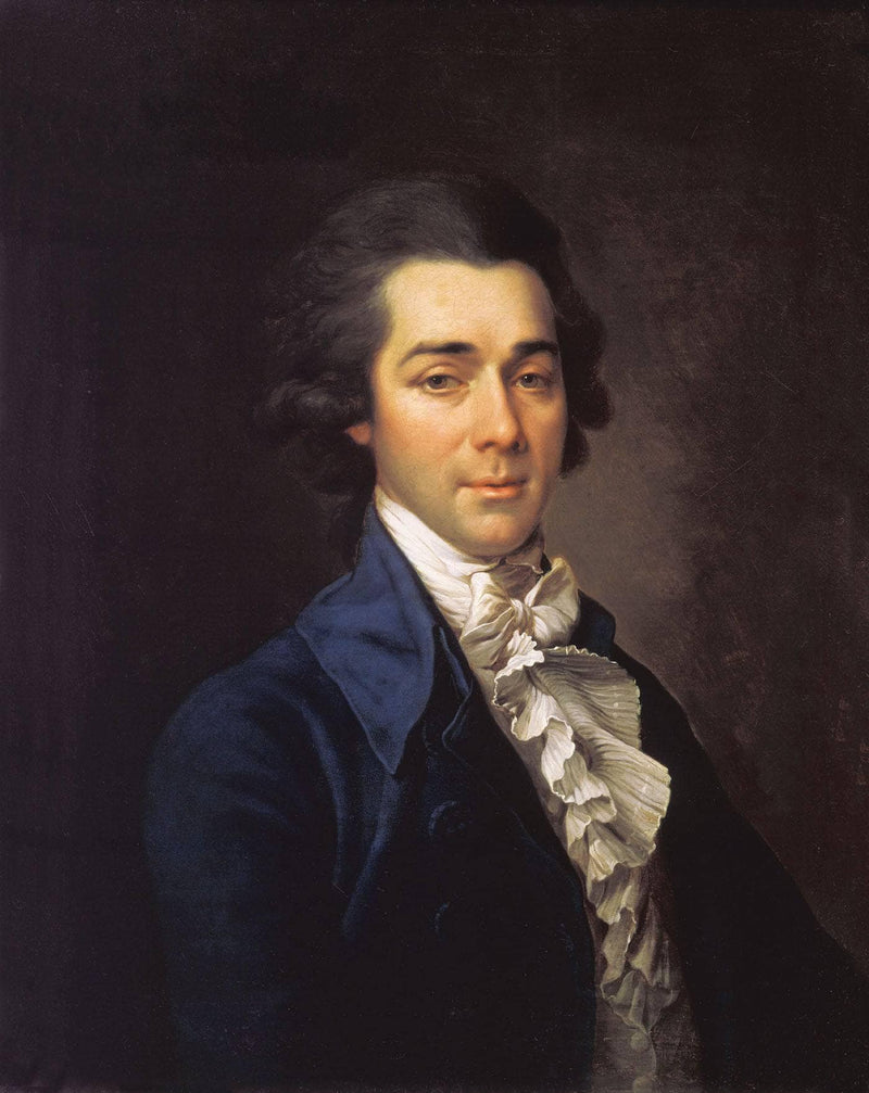 Portrait of Nikolay Lvov by Dmitry Levitzky — Oil Painting Reproduction