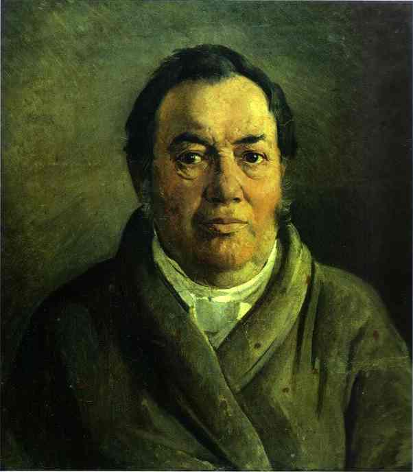 Portrait of Nikolay O.Ge, Artist's Father by Nikolai Ge — Oil Painting Reproduction