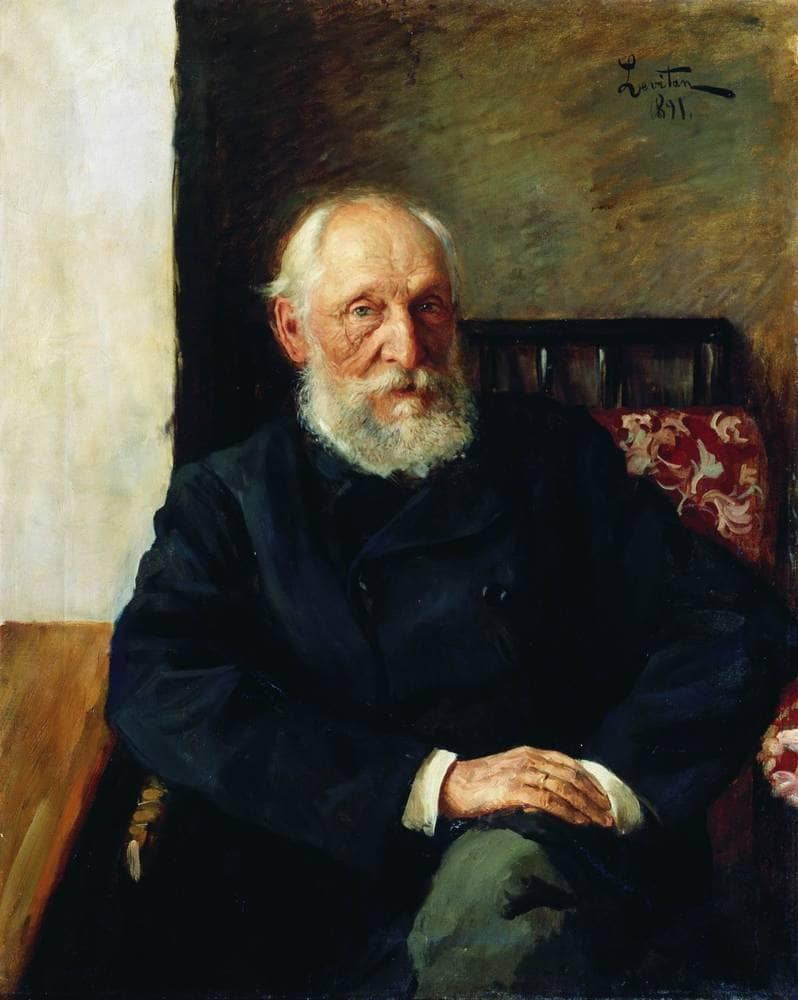 Portrait of Nikolay Panafidin. by Isaac Levitan — Oil Painting Reproduction