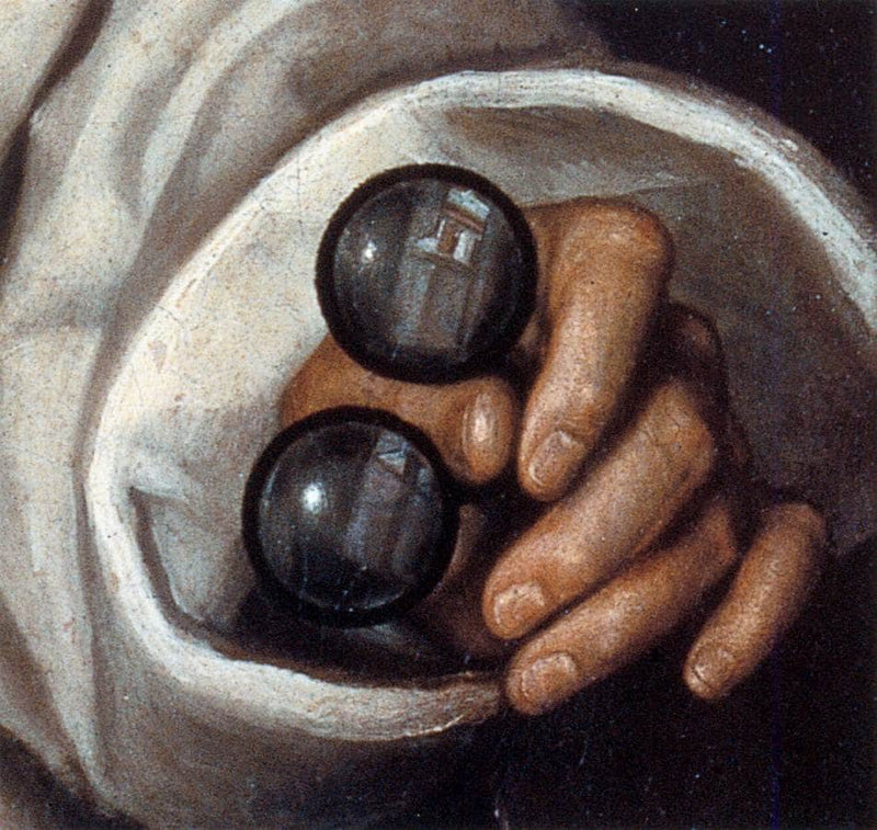 Portrait of Paolo Morigia (detail) by Fede Galizia — Oil Painting Reproduction