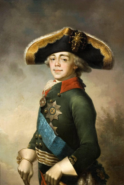 Portrait of Paul I in dining room