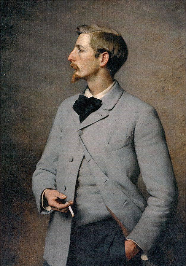 Portrait of Paul Wayland Bartlett by Charles Sprague Pearce — Oil Painting Reproduction