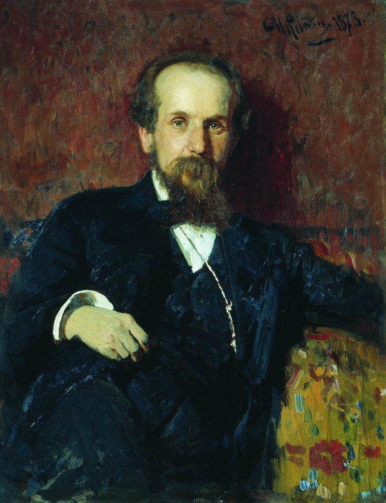 Portrait of Pavel Chistyakov by Ilya Repin — Oil Painting Reproduction