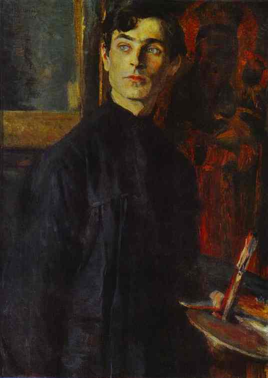 Portrait of Pavel Korin by Mikhail Nesterov — Oil Painting Reproduction