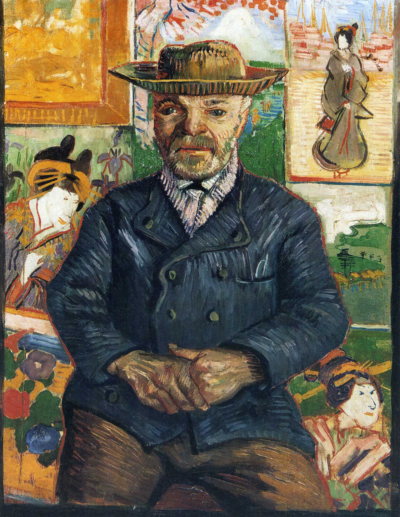 Portrait of Père Tanguy by Vincent van Gogh — Oil Painting Reproduction