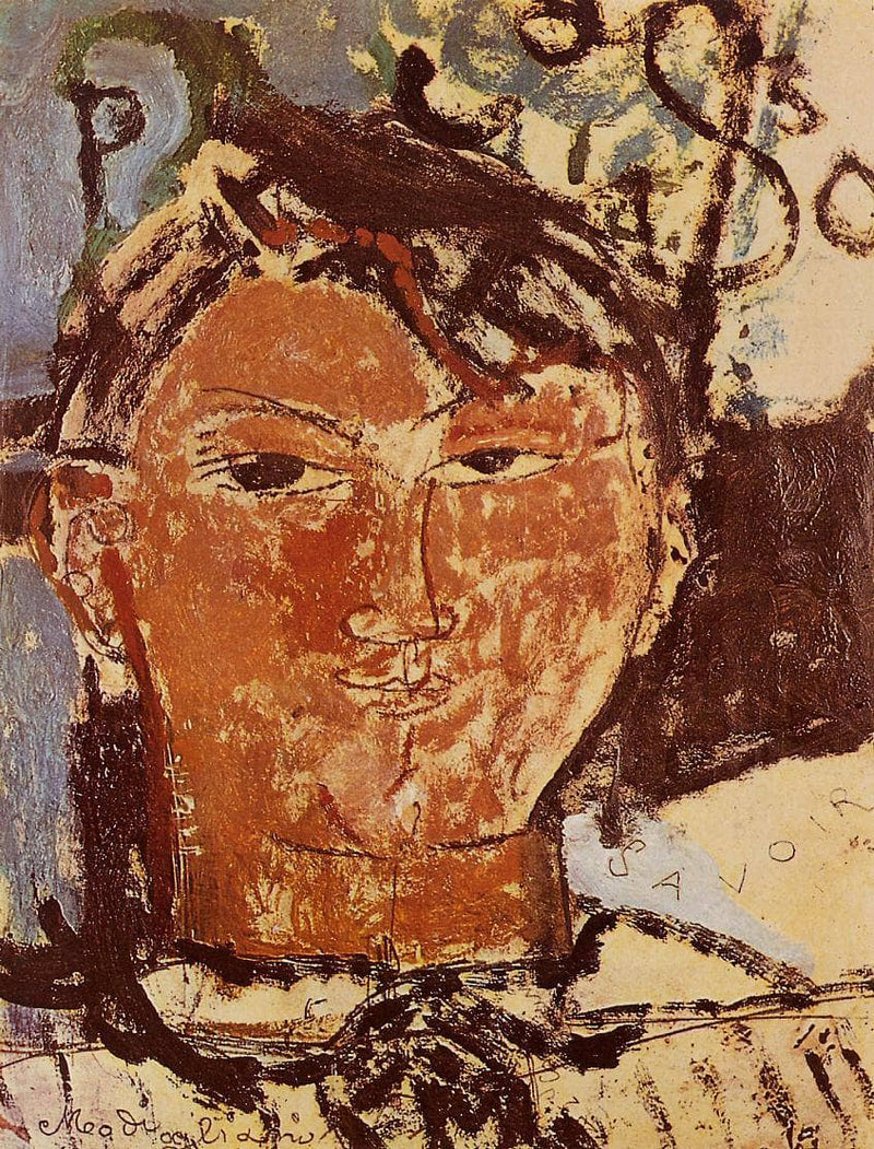 Portrait of Picasso by Amedeo Modigliani — Oil Painting Reproduction