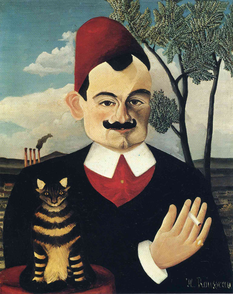 Portrait of Pierre Loti by Henri Rousseau — Oil Painting Reproduction