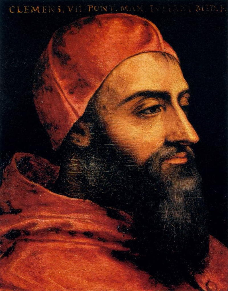 Portrait of Pope Clement VII by Agnolo Bronzino — Oil Painting Reproduction
