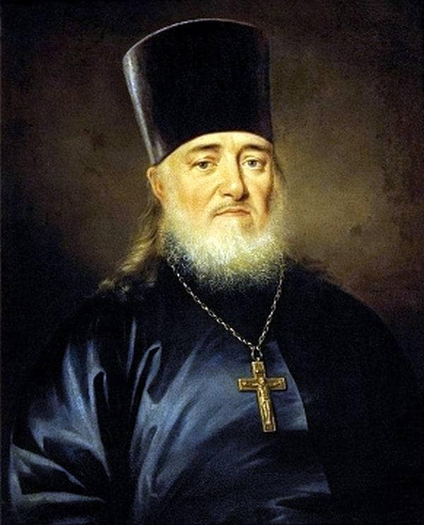 Portrait of priest, Peter Levitzky by Dmitry Levitzky — Oil Painting Reproduction