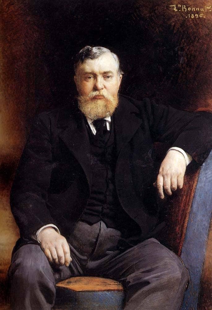 Portrait of Prince V. N. Tenishev by Leon Bonnat — Oil Painting Reproduction