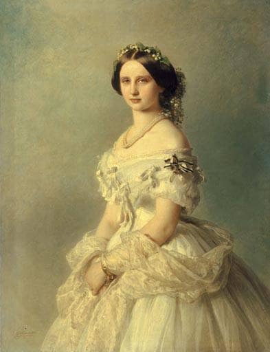 Portrait of Princess of Baden by Franz Xaver Winterhalter — Oil Painting Reproduction