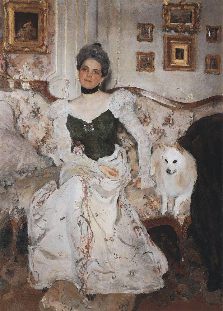 Portrait of Princess Zinaida Yusupova by Valentin Serov — Oil Painting Reproduction