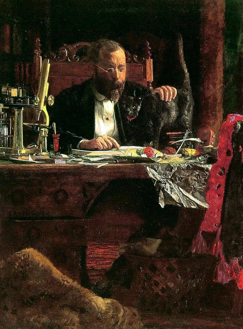 Portrait of Professor Benjamin H. Rand by Thomas Eakins — Oil Painting Reproduction