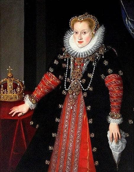 Portrait of Queen Anne of Austria by Martin Kober — Oil Painting Reproduction