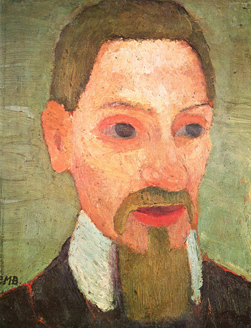 Portrait of Rainer Maria Rilke by Paula Modersohn-Becker — Oil Painting Reproduction