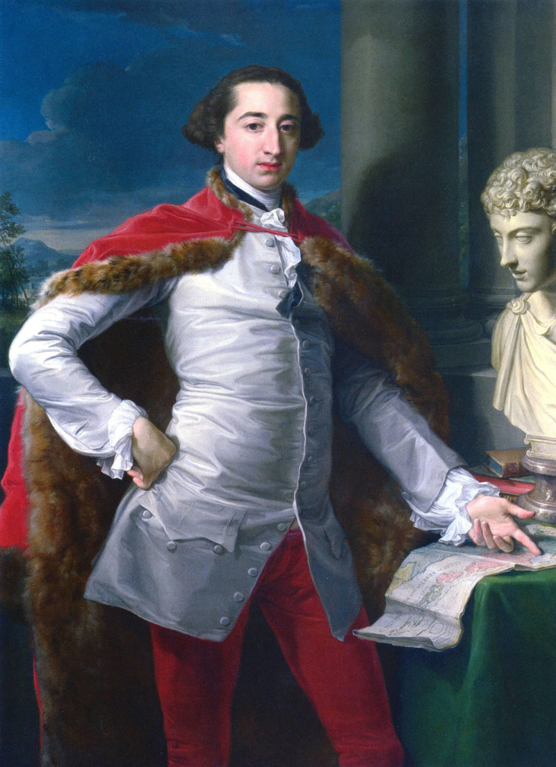 Portrait of Richard Milles by Pompeo Batoni — Oil Painting Reproduction