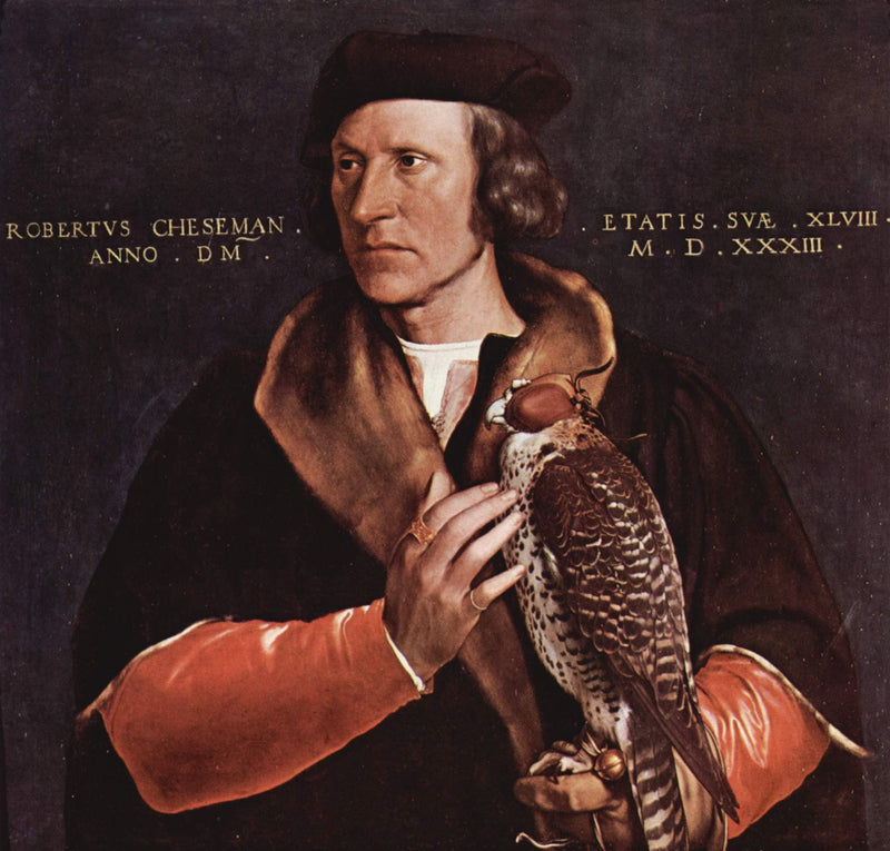 Portrait of Robert Cheseman by Hans Holbein the Younger — Oil Painting Reproduction