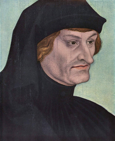 Portrait of Rudolph Agricola in dining room