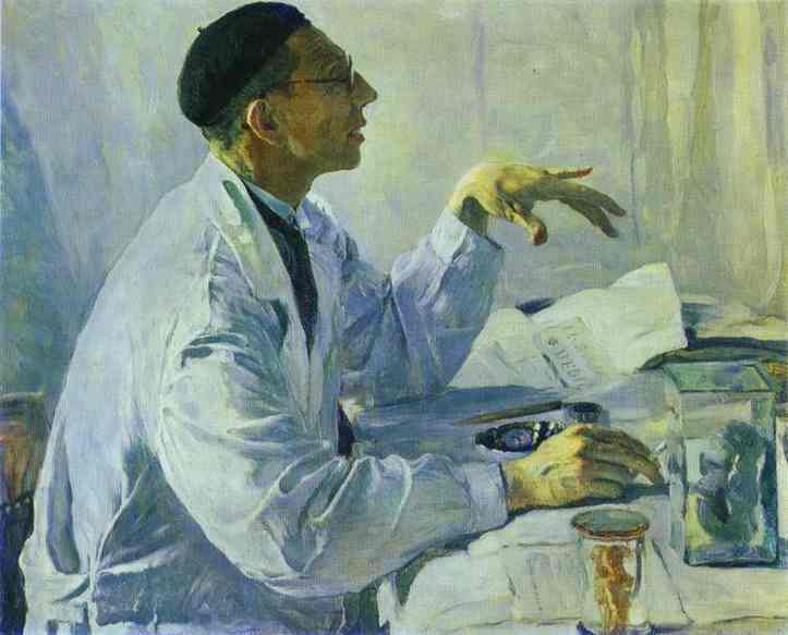 Portrait of S. S. Yudin by Mikhail Nesterov — Oil Painting Reproduction