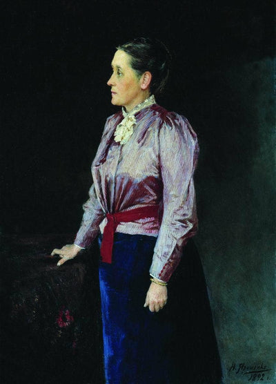 Portrait of S.V. Panina in entryway